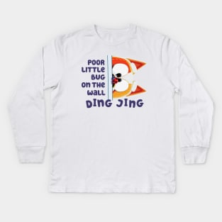 Poor Little Bug on the Wal Kids Long Sleeve T-Shirt